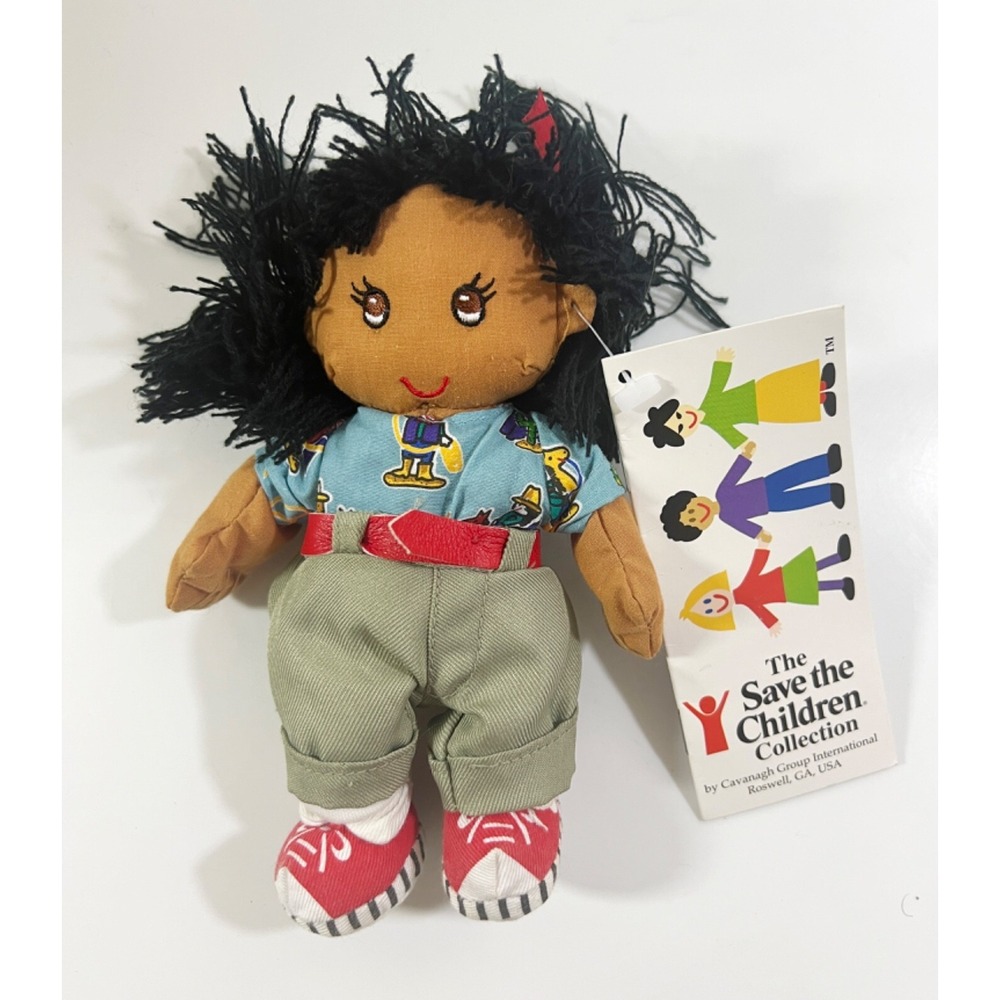SAVE THE‎ CHILDREN COLLECTION 1999 7 IN BEAN BAG DOLL